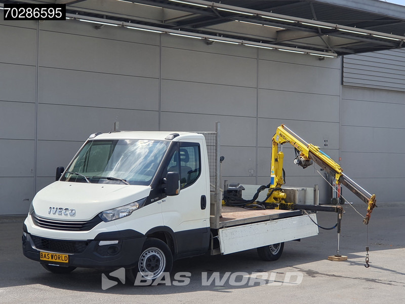 Iveco Daily 35S14 Open Laadbak Kraanwagen Hyva HA15 Euro6 3,5t Trekhaak Crane Kranwagen Pritsche Pickup Open Box Trekhaak - Varebil med plan: bilde 5 Iveco Daily 35S14 Open Laadbak Kraanwagen Hyva HA15 Euro6 3,5t Trekhaak Crane Kranwagen Pritsche Pickup Open Box Trekhaak - Varebil med plan: bilde 5