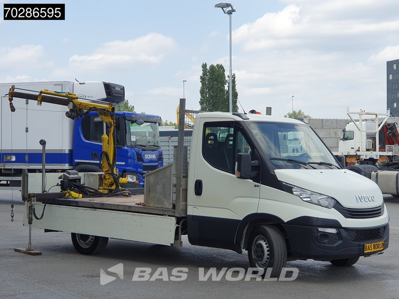 Iveco Daily 35S14 Open Laadbak Kraanwagen Hyva HA15 Euro6 3,5t Trekhaak Crane Kranwagen Pritsche Pickup Open Box Trekhaak - Varebil med plan: bilde 2 Iveco Daily 35S14 Open Laadbak Kraanwagen Hyva HA15 Euro6 3,5t Trekhaak Crane Kranwagen Pritsche Pickup Open Box Trekhaak - Varebil med plan: bilde 2
