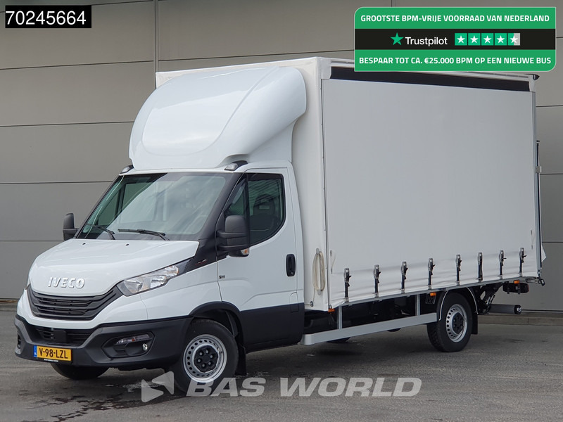 Iveco Daily 35S18 BPM VRIJ! 3.0L Laadklep 180PK Schuifzeilen Airco Cruise Bakwagen Euro6 Meubelbak Zeilenwagen Schuifzeil Plane 22m3 Airco C - Varebil med kapell: bilde 1 Iveco Daily 35S18 BPM VRIJ! 3.0L Laadklep 180PK Schuifzeilen Airco Cruise Bakwagen Euro6 Meubelbak Zeilenwagen Schuifzeil Plane 22m3 Airco C - Varebil med kapell: bilde 1