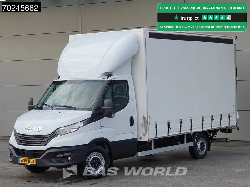 Iveco Daily 35S18 BPM VRIJ! 3.0L Laadklep 180PK Schuifzeilen Airco Cruise Bakwagen Euro6 Meubelbak Zeilenwagen Schuifzeil Plane 22m3 Airco C - Varebil med kapell: bilde 1 Iveco Daily 35S18 BPM VRIJ! 3.0L Laadklep 180PK Schuifzeilen Airco Cruise Bakwagen Euro6 Meubelbak Zeilenwagen Schuifzeil Plane 22m3 Airco C - Varebil med kapell: bilde 1