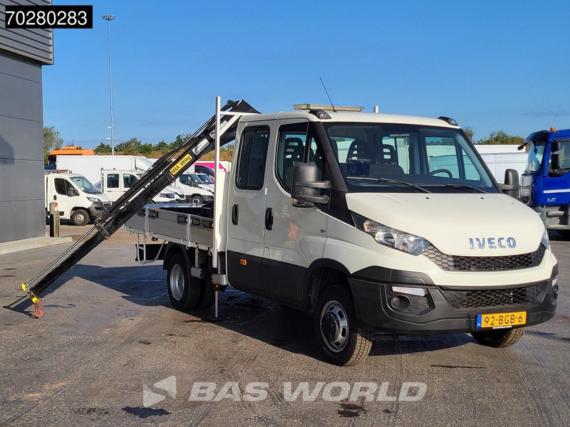 Iveco Daily 50C17 3,0L Automaat 170PK HIAB 017T-2 DC Open laadbak Dubbellucht Airco Euro6 Pickup Crane Kraanwagen Kranwagen Pritsche Airco D - Varebil med plan: bilde 3 Iveco Daily 50C17 3,0L Automaat 170PK HIAB 017T-2 DC Open laadbak Dubbellucht Airco Euro6 Pickup Crane Kraanwagen Kranwagen Pritsche Airco D - Varebil med plan: bilde 3