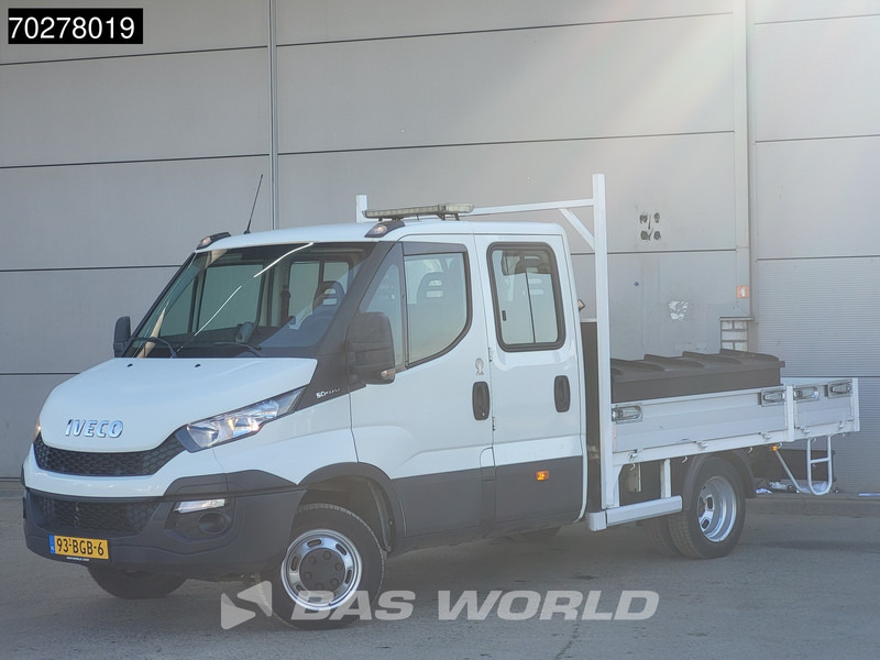 Iveco Daily 50C17 3.0L Automaat DC Open laadbak Kraan Hiab 017T-2 Airco APK 10-2025 Pickup Crane Kraanwagen Pritsche Airco Dubbel cabine - Varebil med plan: bilde 5 Iveco Daily 50C17 3.0L Automaat DC Open laadbak Kraan Hiab 017T-2 Airco APK 10-2025 Pickup Crane Kraanwagen Pritsche Airco Dubbel cabine - Varebil med plan: bilde 5