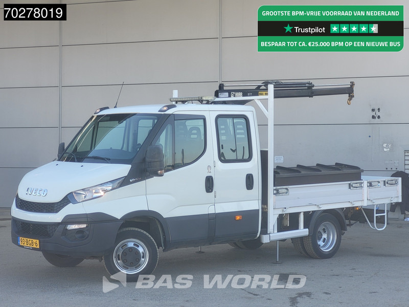 Iveco Daily 50C17 3.0L Automaat DC Open laadbak Kraan Hiab 017T-2 Airco APK 10-2025 Pickup Crane Kraanwagen Pritsche Airco Dubbel cabine - Varebil med plan: bilde 1 Iveco Daily 50C17 3.0L Automaat DC Open laadbak Kraan Hiab 017T-2 Airco APK 10-2025 Pickup Crane Kraanwagen Pritsche Airco Dubbel cabine - Varebil med plan: bilde 1