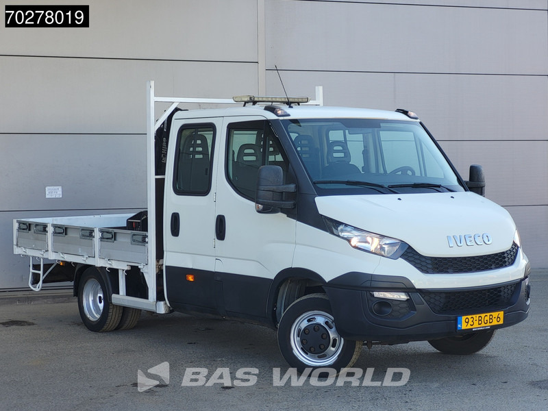 Iveco Daily 50C17 3.0L Automaat DC Open laadbak Kraan Hiab 017T-2 Airco APK 10-2025 Pickup Crane Kraanwagen Pritsche Airco Dubbel cabine - Varebil med plan: bilde 3 Iveco Daily 50C17 3.0L Automaat DC Open laadbak Kraan Hiab 017T-2 Airco APK 10-2025 Pickup Crane Kraanwagen Pritsche Airco Dubbel cabine - Varebil med plan: bilde 3
