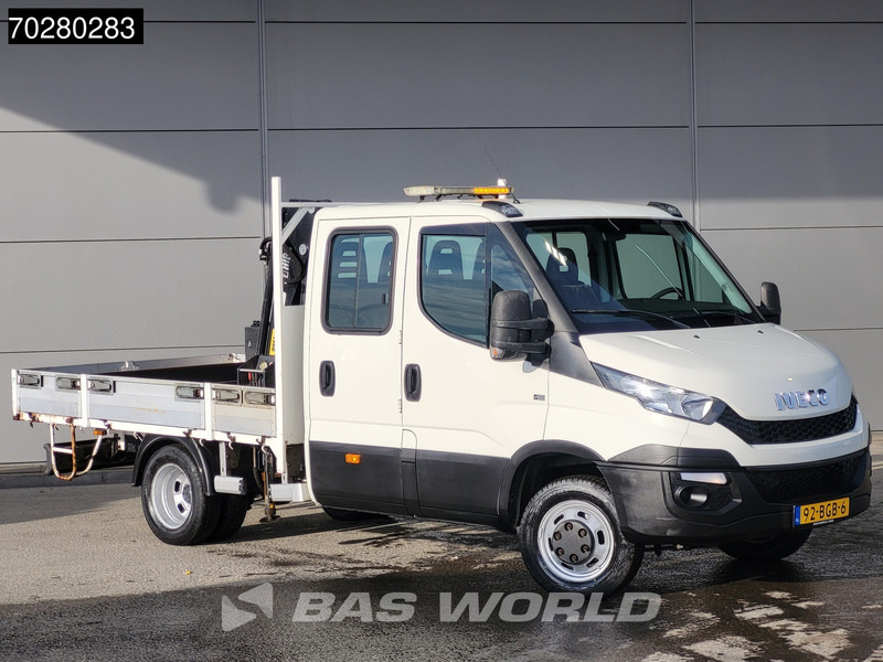 Iveco Daily 50C17 3,0L Automaat HIAB 017T-2 DC Open laadbak Dubbellucht Airco Euro6 Pickup Crane Kraanwagen Pritsche Airco Dubbel cabine - Varebil med plan: bilde 3 Iveco Daily 50C17 3,0L Automaat HIAB 017T-2 DC Open laadbak Dubbellucht Airco Euro6 Pickup Crane Kraanwagen Pritsche Airco Dubbel cabine - Varebil med plan: bilde 3