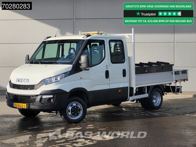 Iveco Daily 50C17 3,0L Automaat HIAB 017T-2 DC Open laadbak Dubbellucht Airco Euro6 Pickup Crane Kraanwagen Pritsche Airco Dubbel cabine - Varebil med plan: bilde 1 Iveco Daily 50C17 3,0L Automaat HIAB 017T-2 DC Open laadbak Dubbellucht Airco Euro6 Pickup Crane Kraanwagen Pritsche Airco Dubbel cabine - Varebil med plan: bilde 1
