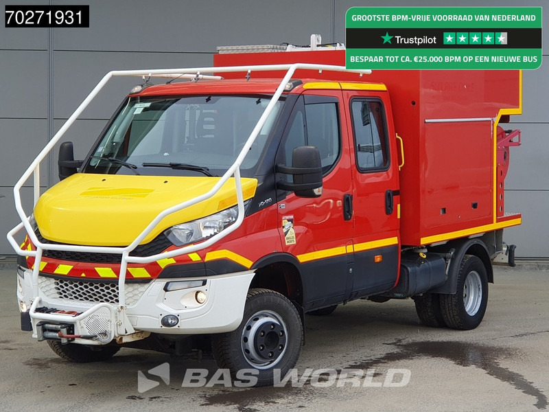 Iveco Daily 70C17 4x4 Achleitner Firetruck Brandweerwagen AWD Allrad Camper 1200liter Airco Dubbel cabine Trekhaak Cruise control - Ambulanse: bilde 1 Iveco Daily 70C17 4x4 Achleitner Firetruck Brandweerwagen AWD Allrad Camper 1200liter Airco Dubbel cabine Trekhaak Cruise control - Ambulanse: bilde 1