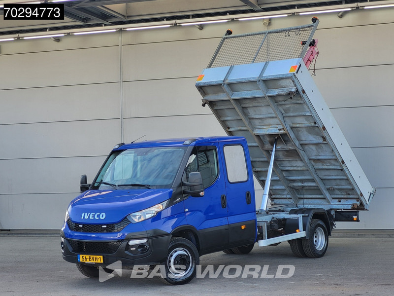Iveco Daily 70C17 Drie-Zijdige 3.0L Kipper 7-tons Kraan Dubbellucht 170PK 3,5t Trekhaak Airco Tipper Benne Kieper Kraanwagen Crane Kranwagen - Varebil med tipp: bilde 3 Iveco Daily 70C17 Drie-Zijdige 3.0L Kipper 7-tons Kraan Dubbellucht 170PK 3,5t Trekhaak Airco Tipper Benne Kieper Kraanwagen Crane Kranwagen - Varebil med tipp: bilde 3