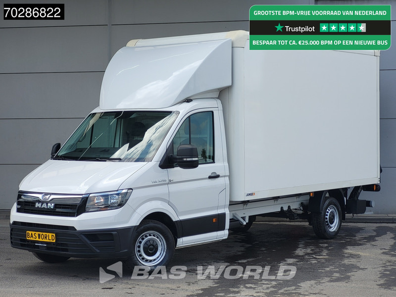 MAN TGE 3.140 Automaat Bakwagen Laadklep Airco Cruise Camera Euro6 Meubelbak Koffer 20m3 Airco Cruise control - Varebil med skap: bilde 1 MAN TGE 3.140 Automaat Bakwagen Laadklep Airco Cruise Camera Euro6 Meubelbak Koffer 20m3 Airco Cruise control - Varebil med skap: bilde 1
