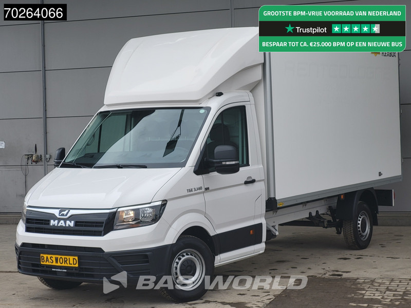 MAN TGE 3.140 Bakwagen met achterdeuren Nieuw!! Airco Meubelbak Koffer 17m3 Airco - Varebil med skap: bilde 1 MAN TGE 3.140 Bakwagen met achterdeuren Nieuw!! Airco Meubelbak Koffer 17m3 Airco - Varebil med skap: bilde 1