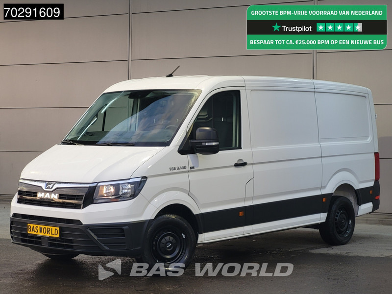MAN TGE 3.140 L3H2 Trekhaak Airco Cruise Camera Euro6 CarPlay L2H1 Laag Dak 11m3 Airco Trekhaak Cruise control - Kassebil: bilde 1 MAN TGE 3.140 L3H2 Trekhaak Airco Cruise Camera Euro6 CarPlay L2H1 Laag Dak 11m3 Airco Trekhaak Cruise control - Kassebil: bilde 1