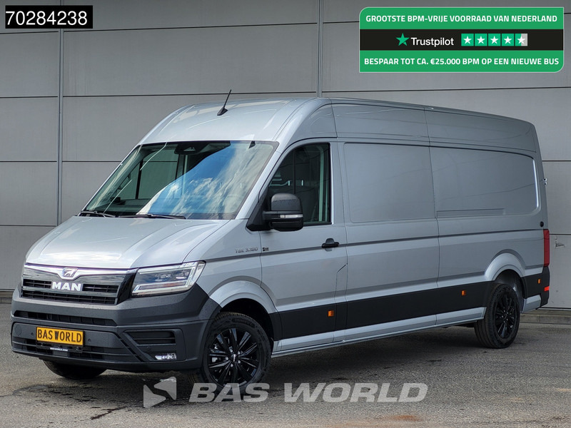 MAN TGE 3.180 Automaat 2025 Facelift L4H3 Trekhaak LED ACC Navi Airco Camera Parkeersensoren Euro6 L3H2 15m3 Airco Trekhaak - Kassebil: bilde 1 MAN TGE 3.180 Automaat 2025 Facelift L4H3 Trekhaak LED ACC Navi Airco Camera Parkeersensoren Euro6 L3H2 15m3 Airco Trekhaak - Kassebil: bilde 1