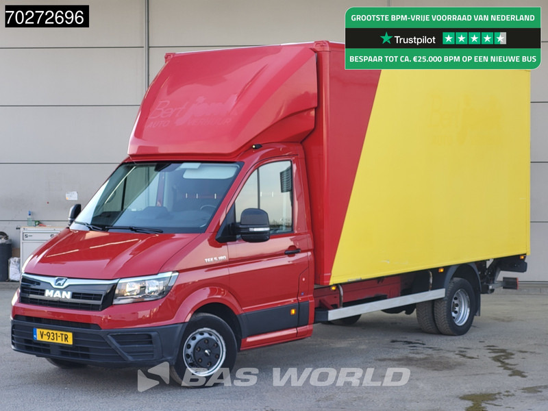 MAN TGE 5.180 Automaat Laadklep Zijdeur Bakwagen 180PK Lat om Lat Airco Cruise Meubelbak Koffer 22m3 Airco Cruise control - Varebil med skap: bilde 1 MAN TGE 5.180 Automaat Laadklep Zijdeur Bakwagen 180PK Lat om Lat Airco Cruise Meubelbak Koffer 22m3 Airco Cruise control - Varebil med skap: bilde 1
