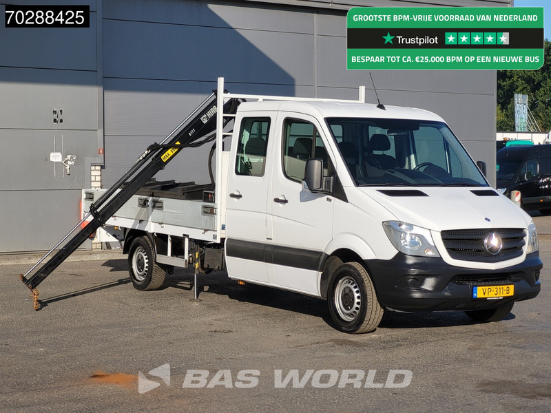Mercedes-Benz Sprinter 310 CDI Kraanwagen Automaat HIAB 017T-2 Navi Airco Kraan Crane Kranwagen Pickup Pritsche Airco - Varebil med plan: bilde 1 Mercedes-Benz Sprinter 310 CDI Kraanwagen Automaat HIAB 017T-2 Navi Airco Kraan Crane Kranwagen Pickup Pritsche Airco - Varebil med plan: bilde 1