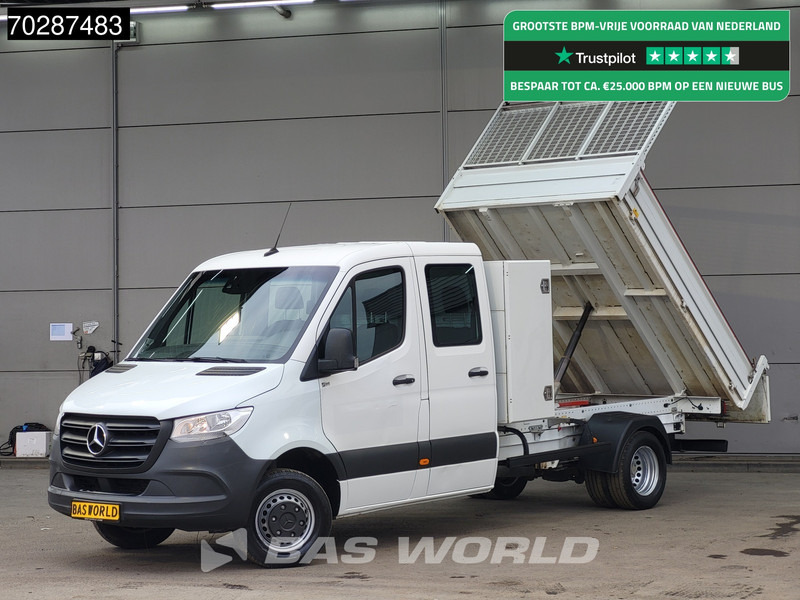 Mercedes-Benz Sprinter 514 CDI Kipper met Kist Dubbel Cabine Dubbellucht 3,5t Trekhaak Airco Cruise Euro6 Kieper Tipper Benne Airco Trekhaak Cruise con - Varebil med tipp: bilde 1 Mercedes-Benz Sprinter 514 CDI Kipper met Kist Dubbel Cabine Dubbellucht 3,5t Trekhaak Airco Cruise Euro6 Kieper Tipper Benne Airco Trekhaak Cruise con - Varebil med tipp: bilde 1