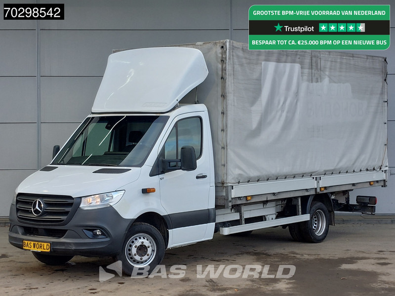 Mercedes-Benz Sprinter 519 CDI 3.0L V6 Automaat 484cm Dubbellucht Huif Bakwagen 190PK Airco Cruise Euro6 Meubelbak Koffer Airco - Varebil med kapell: bilde 1 Mercedes-Benz Sprinter 519 CDI 3.0L V6 Automaat 484cm Dubbellucht Huif Bakwagen 190PK Airco Cruise Euro6 Meubelbak Koffer Airco - Varebil med kapell: bilde 1