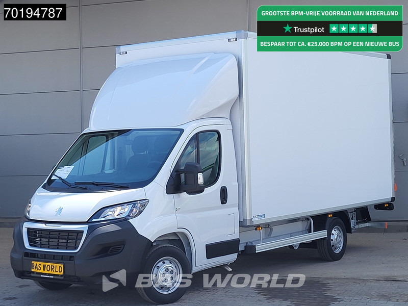 Peugeot Boxer 165PK Bakwagen Laadklep Zijdeur Lat om lat Airco Bluetooth Radio Meubelbak Koffer Gesloten laadbak 21m3 Airco Cruise control - Varebil med skap: bilde 1 Peugeot Boxer 165PK Bakwagen Laadklep Zijdeur Lat om lat Airco Bluetooth Radio Meubelbak Koffer Gesloten laadbak 21m3 Airco Cruise control - Varebil med skap: bilde 1