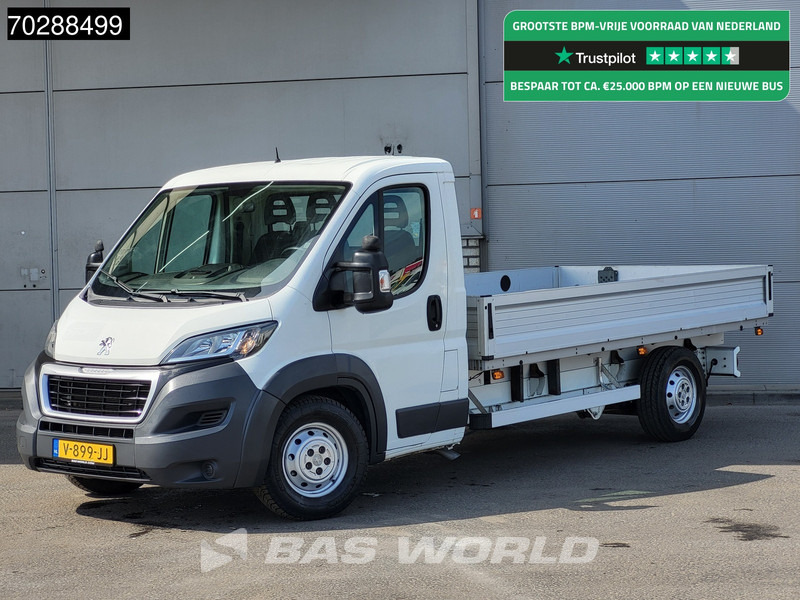 Peugeot Boxer 165PK Open Laadbak Luchtvering Trekhaak Navi Airco Euro6 Pritsche Pickup Open Box Airco Trekhaak - Varebil med plan: bilde 1 Peugeot Boxer 165PK Open Laadbak Luchtvering Trekhaak Navi Airco Euro6 Pritsche Pickup Open Box Airco Trekhaak - Varebil med plan: bilde 1