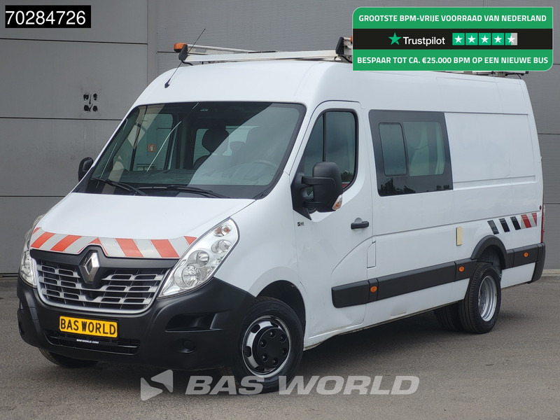 Renault Master 130pk Dubbel Cabine Dubbellucht L3H2 3,5t Trekhaak Airco Cruise Imperiaal Werkplaatsinrichting Euro6 DC Doka Mixto 8m3 Airco Trekhaak - Kassebil: bilde 1 Renault Master 130pk Dubbel Cabine Dubbellucht L3H2 3,5t Trekhaak Airco Cruise Imperiaal Werkplaatsinrichting Euro6 DC Doka Mixto 8m3 Airco Trekhaak - Kassebil: bilde 1