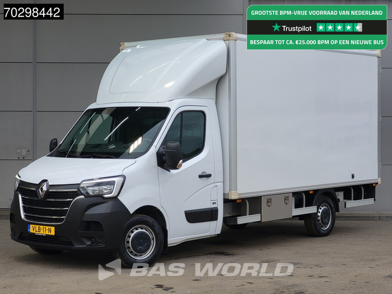 Renault Master 145PK Luchtvering Bakwagen LED Navi Airco Cruise APK 07-2026 Euro6 Meubelbak Koffer Airco Cruise control - Varebil med skap: bilde 1 Renault Master 145PK Luchtvering Bakwagen LED Navi Airco Cruise APK 07-2026 Euro6 Meubelbak Koffer Airco Cruise control - Varebil med skap: bilde 1