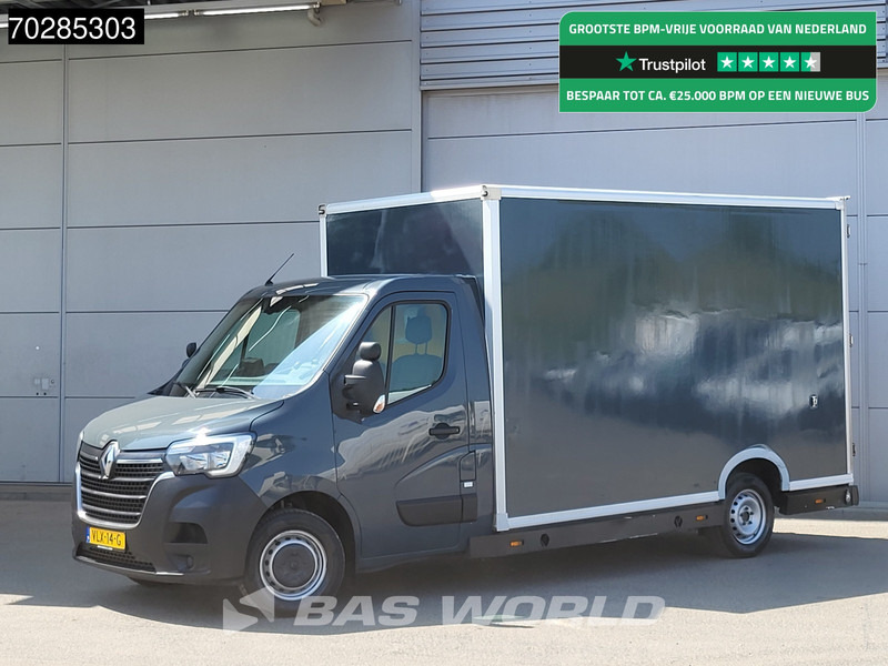 Renault Master 150PK Bakwagen Airco Cruise Luchtvering Meubelbak Plancher Verkoopwagen Foodtruck Paardenwagen 18m3 Airco Cruise control - Varebil med skap: bilde 1 Renault Master 150PK Bakwagen Airco Cruise Luchtvering Meubelbak Plancher Verkoopwagen Foodtruck Paardenwagen 18m3 Airco Cruise control - Varebil med skap: bilde 1