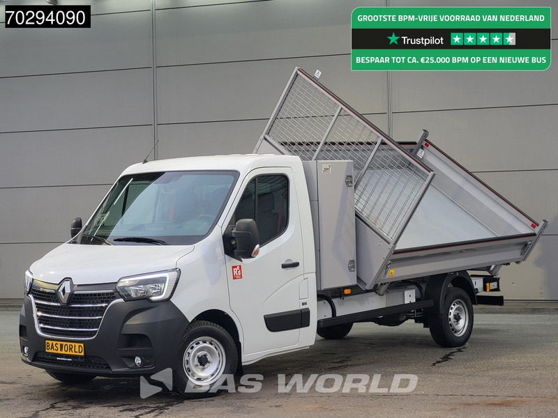 Renault Master 165PK 3 zijdige Kipper met Kist Trekhaak Airco Cruise Tipper Kieper Benne Airco Trekhaak Cruise control - Varebil med tipp: bilde 1 Renault Master 165PK 3 zijdige Kipper met Kist Trekhaak Airco Cruise Tipper Kieper Benne Airco Trekhaak Cruise control - Varebil med tipp: bilde 1