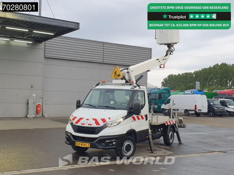 Iveco Daily 35S14 Hoogwerker 14meter werkhoogte 4xGestempeld 292 Arbeidsuren Airco Cruise Euro6 Hubarbeitsbühne France Elevateur 1Personen A - Varebil: bilde 1 Iveco Daily 35S14 Hoogwerker 14meter werkhoogte 4xGestempeld 292 Arbeidsuren Airco Cruise Euro6 Hubarbeitsbühne France Elevateur 1Personen A - Varebil: bilde 1