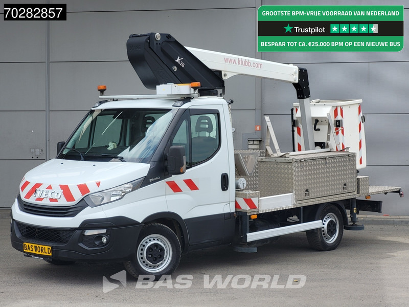 Iveco Daily 35S14 Hoogwerker Klubb 11meter werkhoogte Navi Airco Cruise Camera Euro6 Hubarbeitsbühne 1Personen Airco Cruise control - Varebil: bilde 1 Iveco Daily 35S14 Hoogwerker Klubb 11meter werkhoogte Navi Airco Cruise Camera Euro6 Hubarbeitsbühne 1Personen Airco Cruise control - Varebil: bilde 1