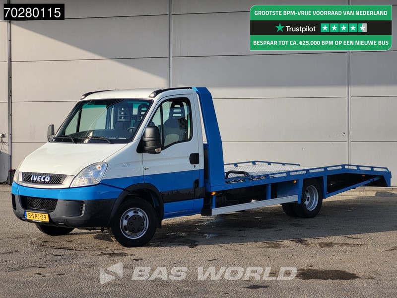 Iveco Daily 40C17 3.0L Autotransporter Luchtvering 3,5t Trekhaak Airco Oprijwagen Cartransporter Airco Trekhaak - Varebil: bilde 1 Iveco Daily 40C17 3.0L Autotransporter Luchtvering 3,5t Trekhaak Airco Oprijwagen Cartransporter Airco Trekhaak - Varebil: bilde 1