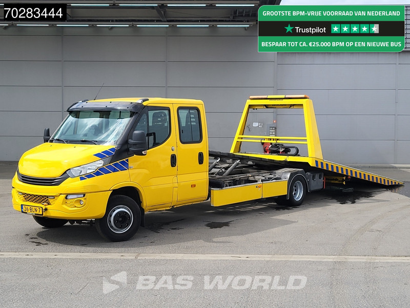 Iveco Daily 70C18 3.0L Autotransporter Luchtvering 3,5t Trekhaak Lier Airco Cruise Euro6 Cartransporter Oprijwagen Trekhaak Cruise control - Varebil: bilde 1 Iveco Daily 70C18 3.0L Autotransporter Luchtvering 3,5t Trekhaak Lier Airco Cruise Euro6 Cartransporter Oprijwagen Trekhaak Cruise control - Varebil: bilde 1