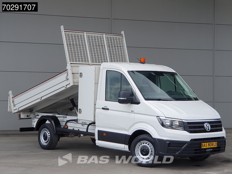 Volkswagen Crafter 140pk Open Laadbak met Kist Trekhaak Airco Euro6 Pritsche Pickup Open Box Airco Trekhaak - Varebil med plan: bilde 3 Volkswagen Crafter 140pk Open Laadbak met Kist Trekhaak Airco Euro6 Pritsche Pickup Open Box Airco Trekhaak - Varebil med plan: bilde 3