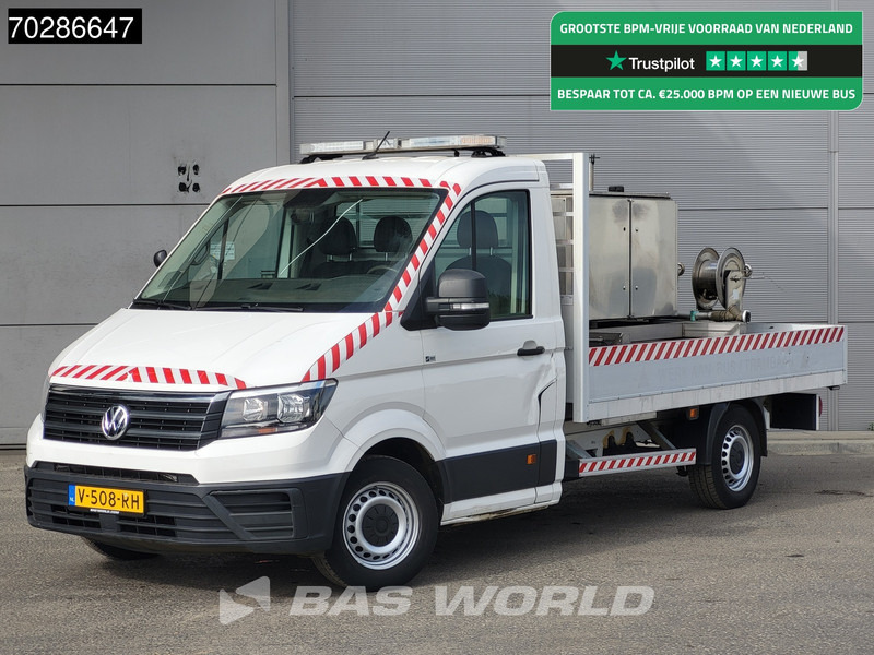 Volkswagen Crafter 177pk Automaat Open Laadbak Reinigingswagen Trekhaak Airco Cruise Euro6 Pritsche Pickup Open Box Hogedrukspuit Waterpomp Airco T - Varebil med plan: bilde 1 Volkswagen Crafter 177pk Automaat Open Laadbak Reinigingswagen Trekhaak Airco Cruise Euro6 Pritsche Pickup Open Box Hogedrukspuit Waterpomp Airco T - Varebil med plan: bilde 1