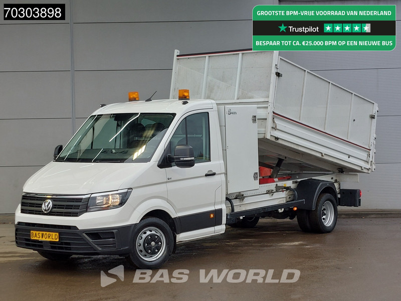 Volkswagen Crafter 177pk Kipper met Kist Dubbellucht 3,5t Trekhaak Airco Euro6 Kieper Tipper Benne Airco Trekhaak - Varebil med tipp: bilde 1 Volkswagen Crafter 177pk Kipper met Kist Dubbellucht 3,5t Trekhaak Airco Euro6 Kieper Tipper Benne Airco Trekhaak - Varebil med tipp: bilde 1