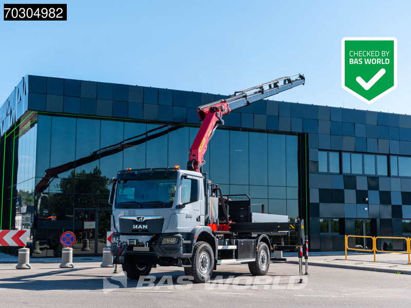 MAN TGM 18.320 4X4 NEW 4x4 Palfinger PK 27002-SH D Crane manbasket Steelsuspension - Planbil, Kranbil: bilde 1 MAN TGM 18.320 4X4 NEW 4x4 Palfinger PK 27002-SH D Crane manbasket Steelsuspension - Planbil, Kranbil: bilde 1
