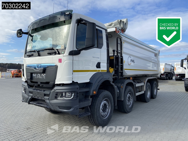 MAN TGS 41.400 8X4 20m3 KH Kipper Tarpaulin Automatic Big-Axle EURO 2 - Tippbil: bilde 1 MAN TGS 41.400 8X4 20m3 KH Kipper Tarpaulin Automatic Big-Axle EURO 2 - Tippbil: bilde 1