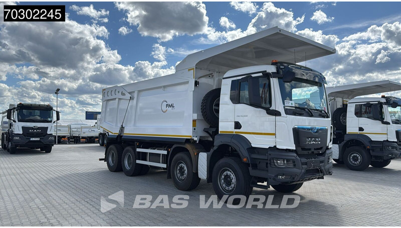MAN TGS 41.400 8X4 23m3 Wielton Mining tipper Manual Steel suspension EURO 2 - Tippbil: bilde 3 MAN TGS 41.400 8X4 23m3 Wielton Mining tipper Manual Steel suspension EURO 2 - Tippbil: bilde 3