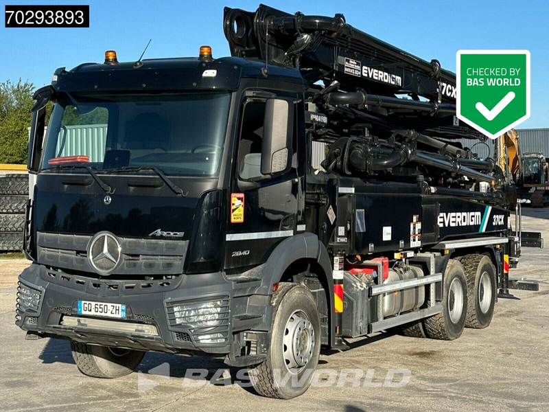 Mercedes-Benz Arocs 2840 Arocs 6X4 NEW! Everdigm 37CX-5 concrete pump Steel Suspension Automatic Euro 6 - Betongpumpe: bilde 1 Mercedes-Benz Arocs 2840 Arocs 6X4 NEW! Everdigm 37CX-5 concrete pump Steel Suspension Automatic Euro 6 - Betongpumpe: bilde 1