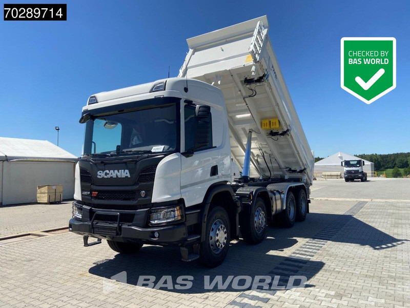 Scania P420 8X4 NEW! 13,5m3 3-way tipper Hardox450 Steel Steelsuspension Euro 6 - Tippbil: bilde 1 Scania P420 8X4 NEW! 13,5m3 3-way tipper Hardox450 Steel Steelsuspension Euro 6 - Tippbil: bilde 1
