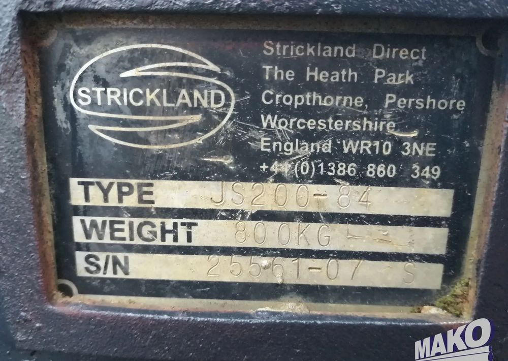 Łyżka skarpowa Strickland 210cm Miller fi 80 - Utstyr for Bygg og anlegg: bilde 5 Łyżka skarpowa Strickland 210cm Miller fi 80 - Utstyr for Bygg og anlegg: bilde 5