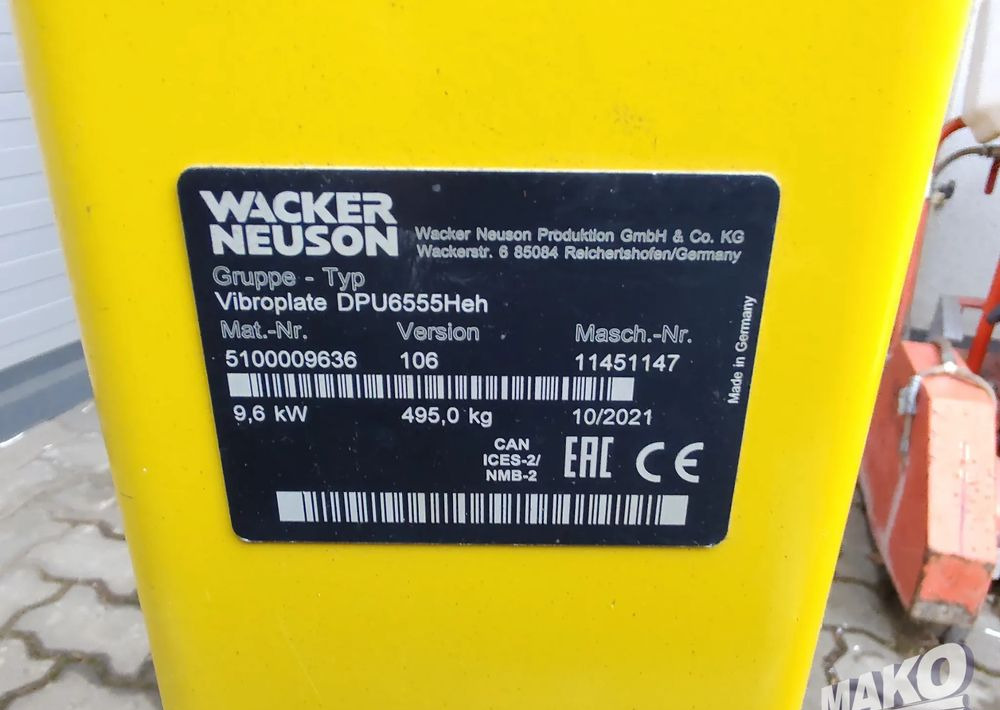 Wacker Neuson DPU6555Heh - Vals: bilde 5 Wacker Neuson DPU6555Heh - Vals: bilde 5