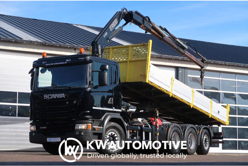 Scania G450 8X4/ FASSI 15 TON CRANE/ EURO 6/ FULL AIR - Kranbil: bilde 1 Scania G450 8X4/ FASSI 15 TON CRANE/ EURO 6/ FULL AIR - Kranbil: bilde 1