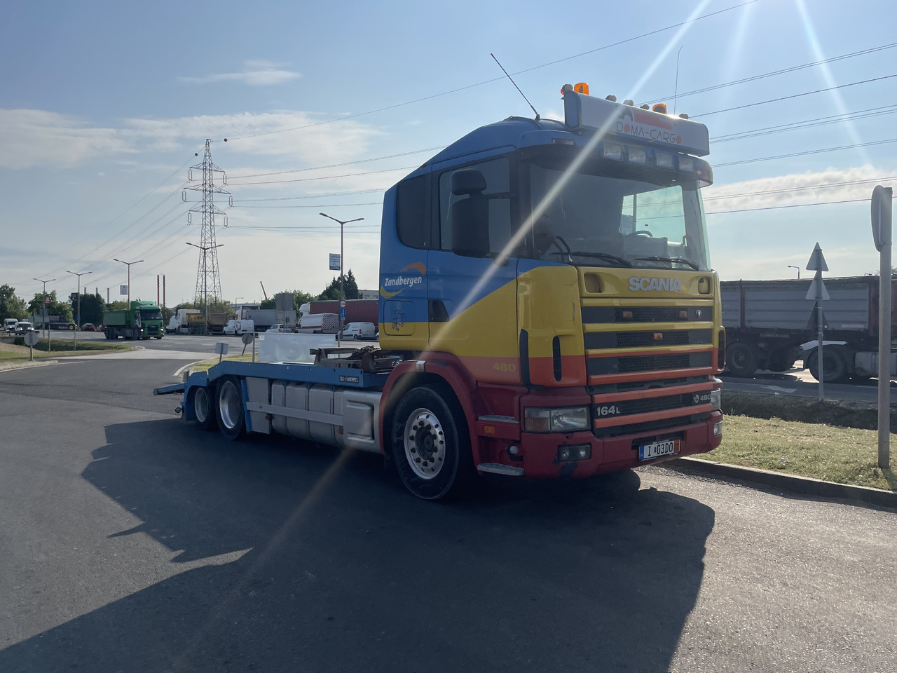 Transporter lastebil for transport av tunge maskiner SCANIA 164 480 V8 GS MEPPEL: bilde 21