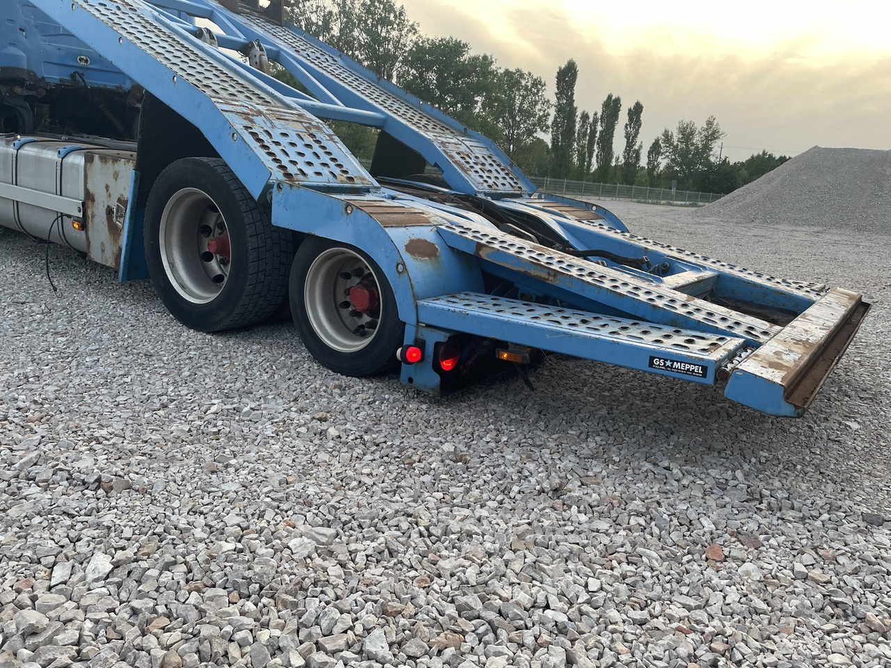 Transporter lastebil for transport av tunge maskiner SCANIA 164 480 V8 GS MEPPEL: bilde 10