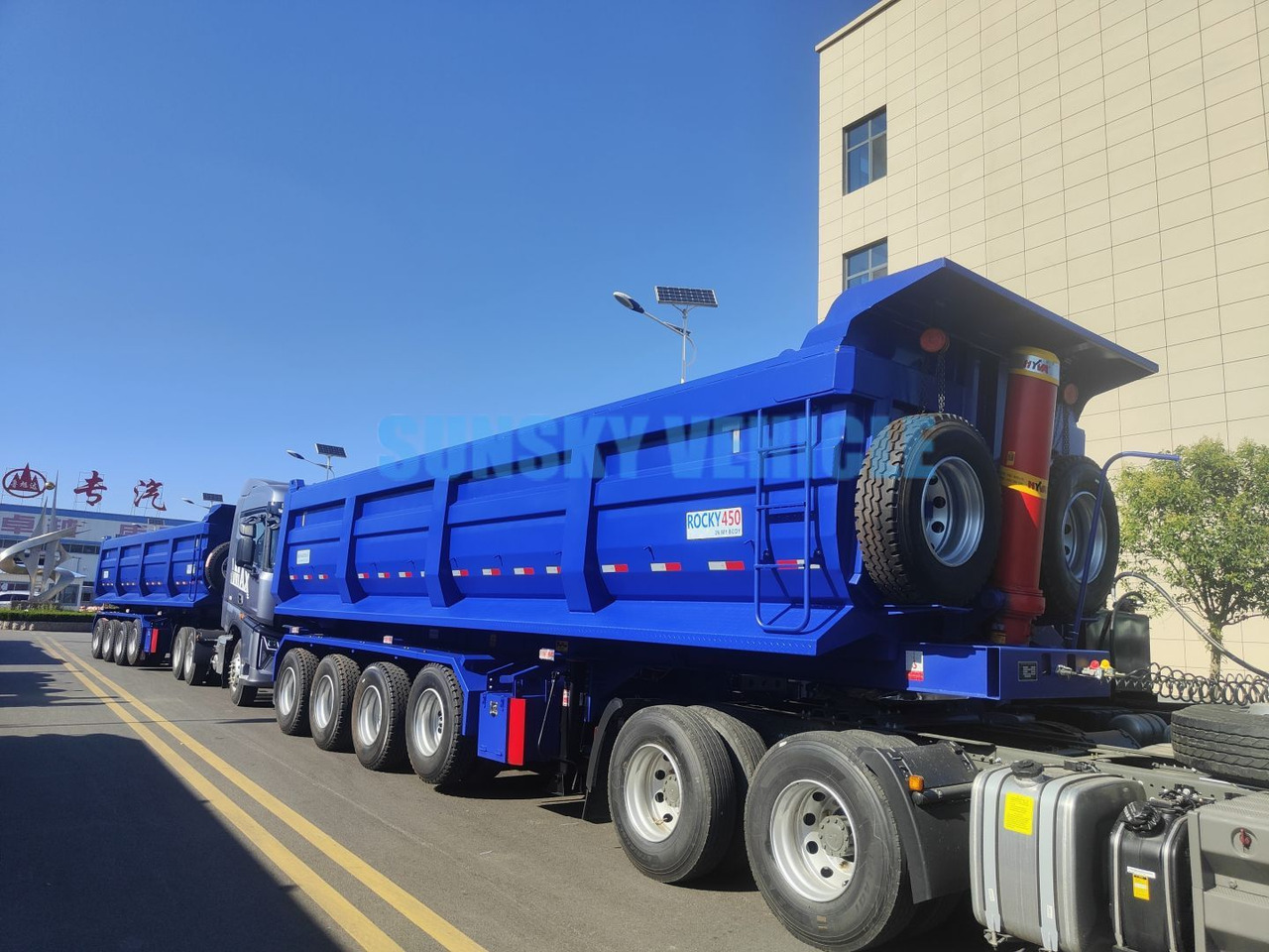 SUNSKY 3/4-Axle Dump Trailer - Tippsemi: bilde 1 SUNSKY 3/4-Axle Dump Trailer - Tippsemi: bilde 1