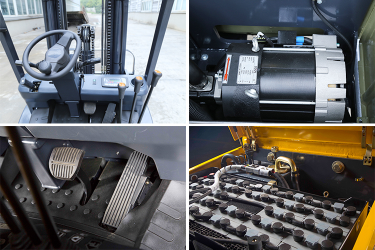 Ny El-truck XCMG Official 1.5 ton 2ton 2.5tons 3 tons 3.5T 4 Wheel Electric Forklift: bilde 6