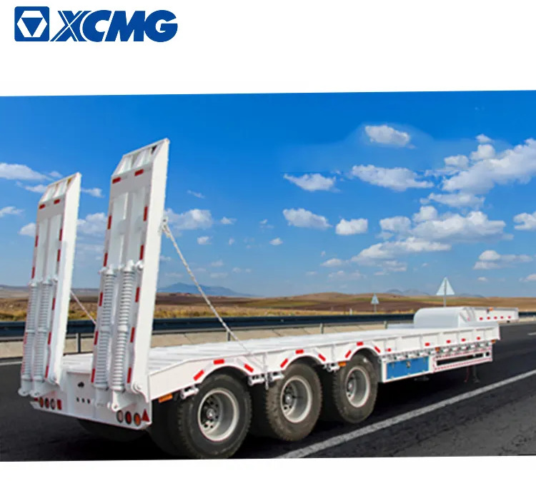 XCMG Official 3 Axle 18 Meter Long Truck Trailers 40Ft Low Bed Container Semi Trailer - Lavloader semitrailer: bilde 1 XCMG Official 3 Axle 18 Meter Long Truck Trailers 40Ft Low Bed Container Semi Trailer - Lavloader semitrailer: bilde 1