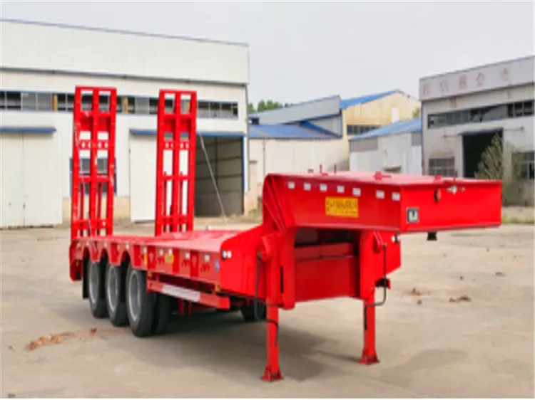 XCMG Official 3 Axle 18 Meter Long Truck Trailers 40Ft Low Bed Container Semi Trailer - Lavloader semitrailer: bilde 2 XCMG Official 3 Axle 18 Meter Long Truck Trailers 40Ft Low Bed Container Semi Trailer - Lavloader semitrailer: bilde 2