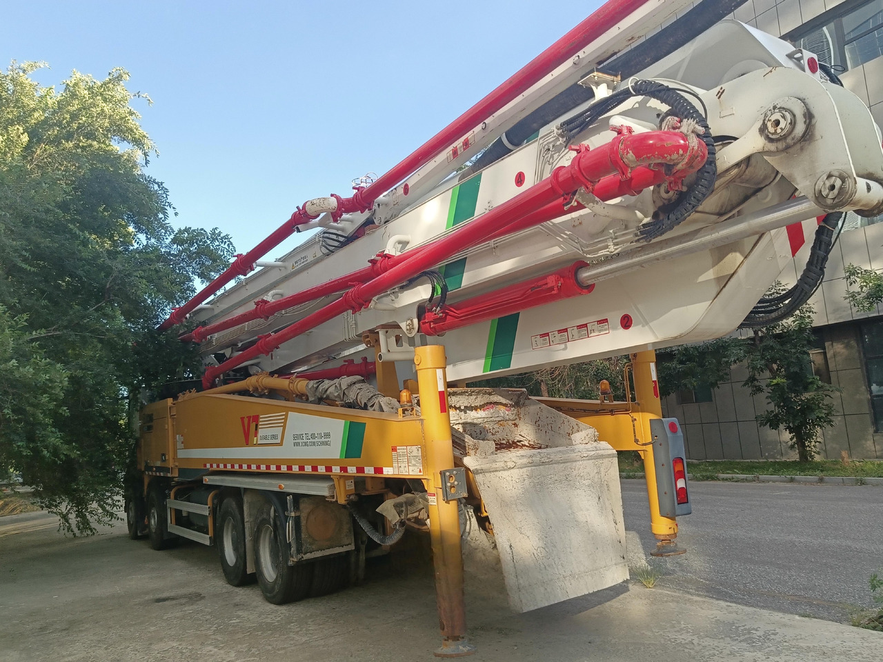 XCMG Official Second Hand Cement Pump Truck HB62V 62m Concrete Pump Truck Price List - Betongpumpe: bilde 3 XCMG Official Second Hand Cement Pump Truck HB62V 62m Concrete Pump Truck Price List - Betongpumpe: bilde 3