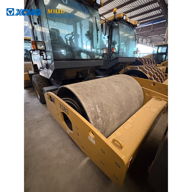 XCMG Used XS83 8 ton small single drum compactor road roller with diesel engine - Vegvals: bilde 1 XCMG Used XS83 8 ton small single drum compactor road roller with diesel engine - Vegvals: bilde 1