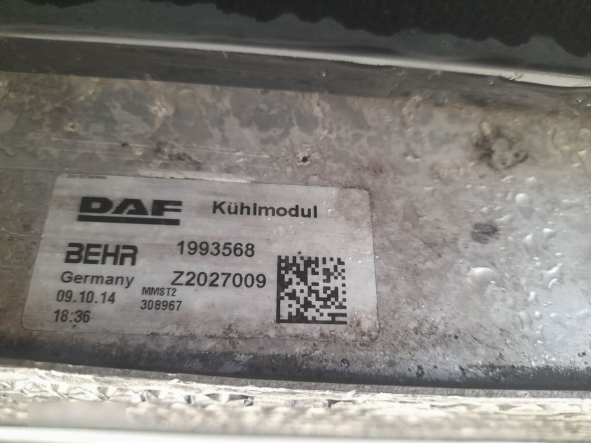 DAF XF 106 1909450 / 1993568 DAF truck - Radiator for Lastebil: bilde 3 DAF XF 106 1909450 / 1993568 DAF truck - Radiator for Lastebil: bilde 3